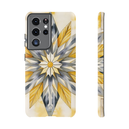 Sunshine Bloom Mosaic - Impact Resistant Phone Case Samsung Galaxy S21 Ultra Matte